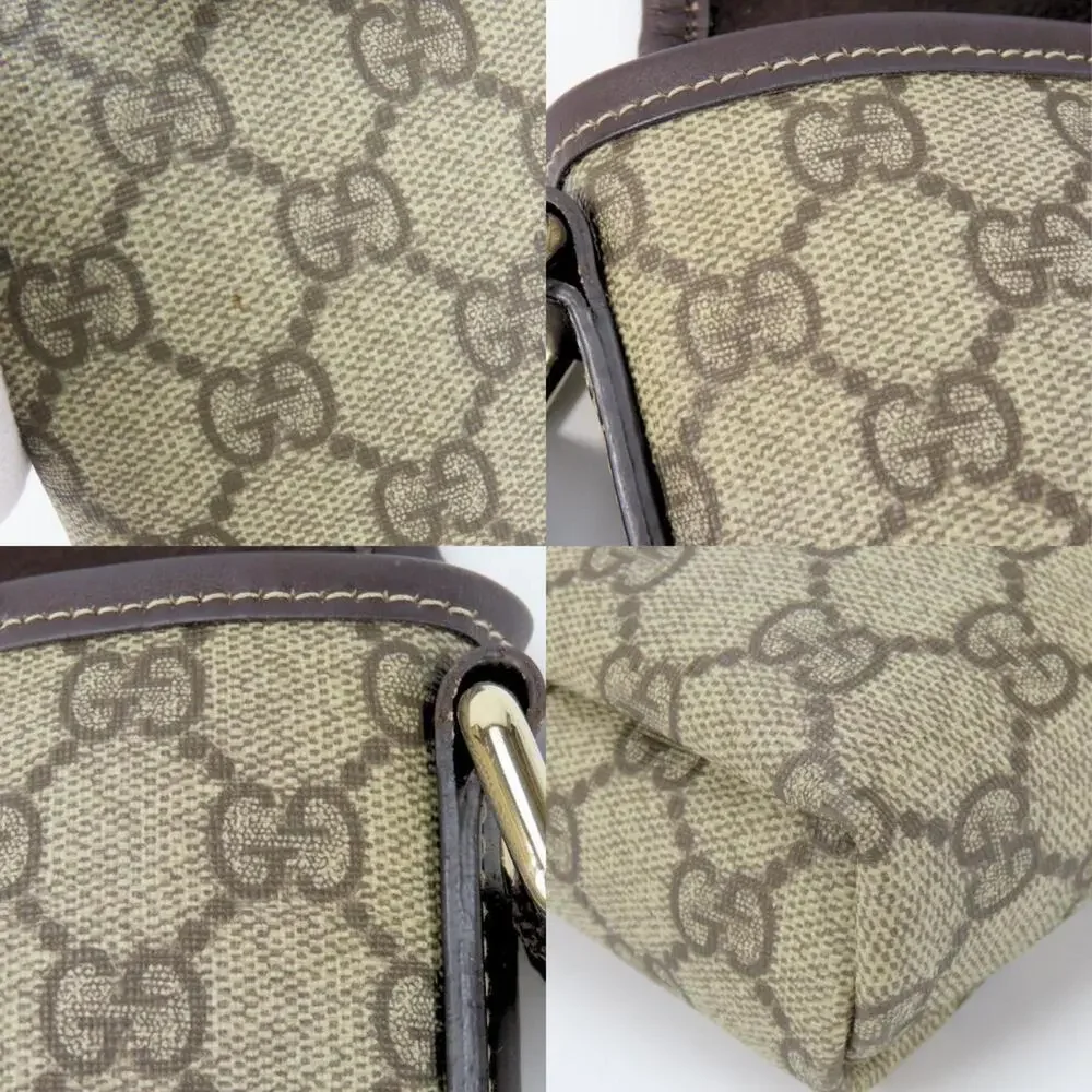 GUCCI Brown Leather Shoulder Bag - Picture 6 of 11